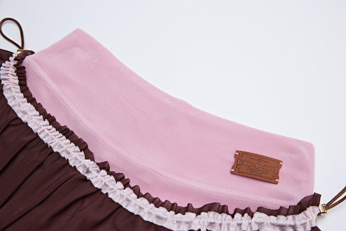 “BASS BABY”Skort Pink by Sultry Virgin
