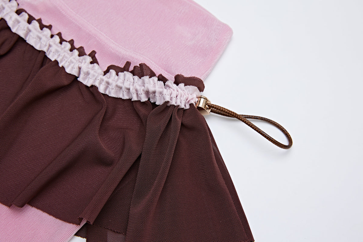 “BASS BABY”Skort Pink by Sultry Virgin