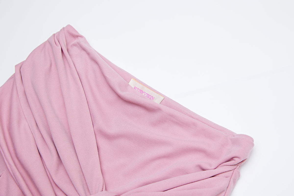 "Knotty"Skirt Pink by Sultry Virgin