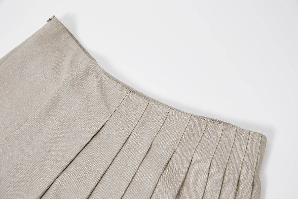 “Chef” Pleated Skirt by Sultry Virgin