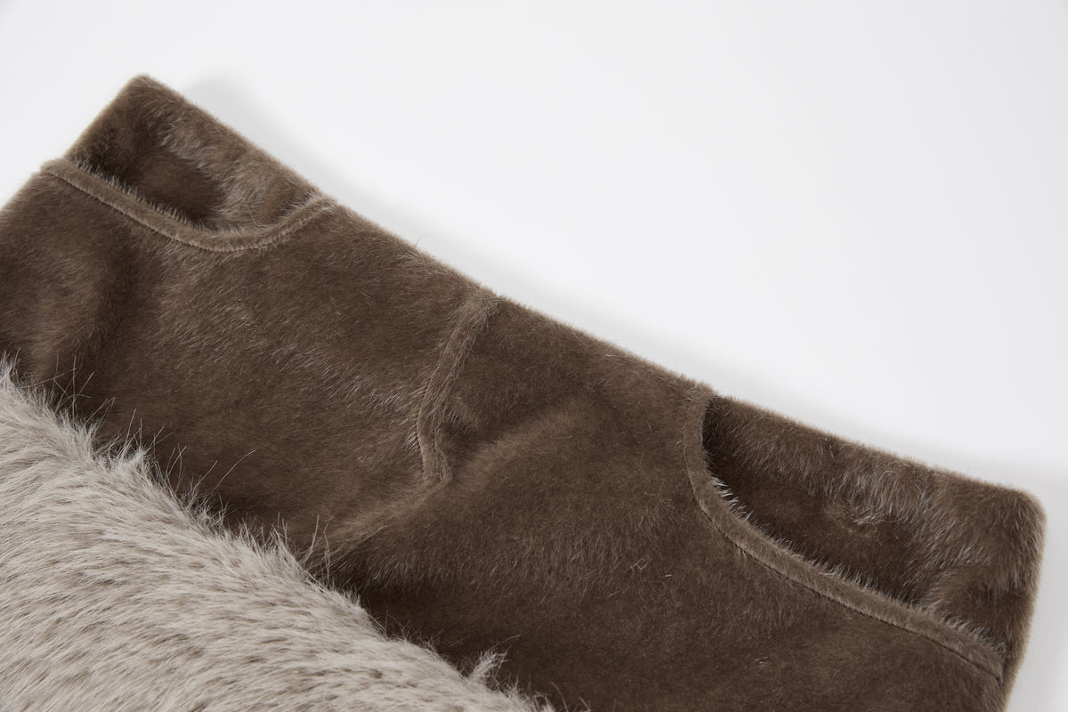 "Guest" Faux Fur Skirt by Sultry Virgin