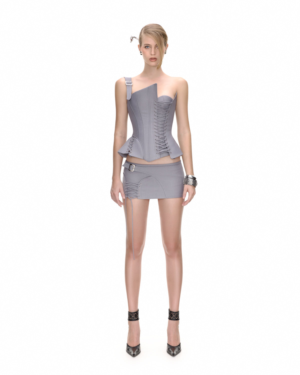 DYLAN CORSET (GREY) by BUPBES