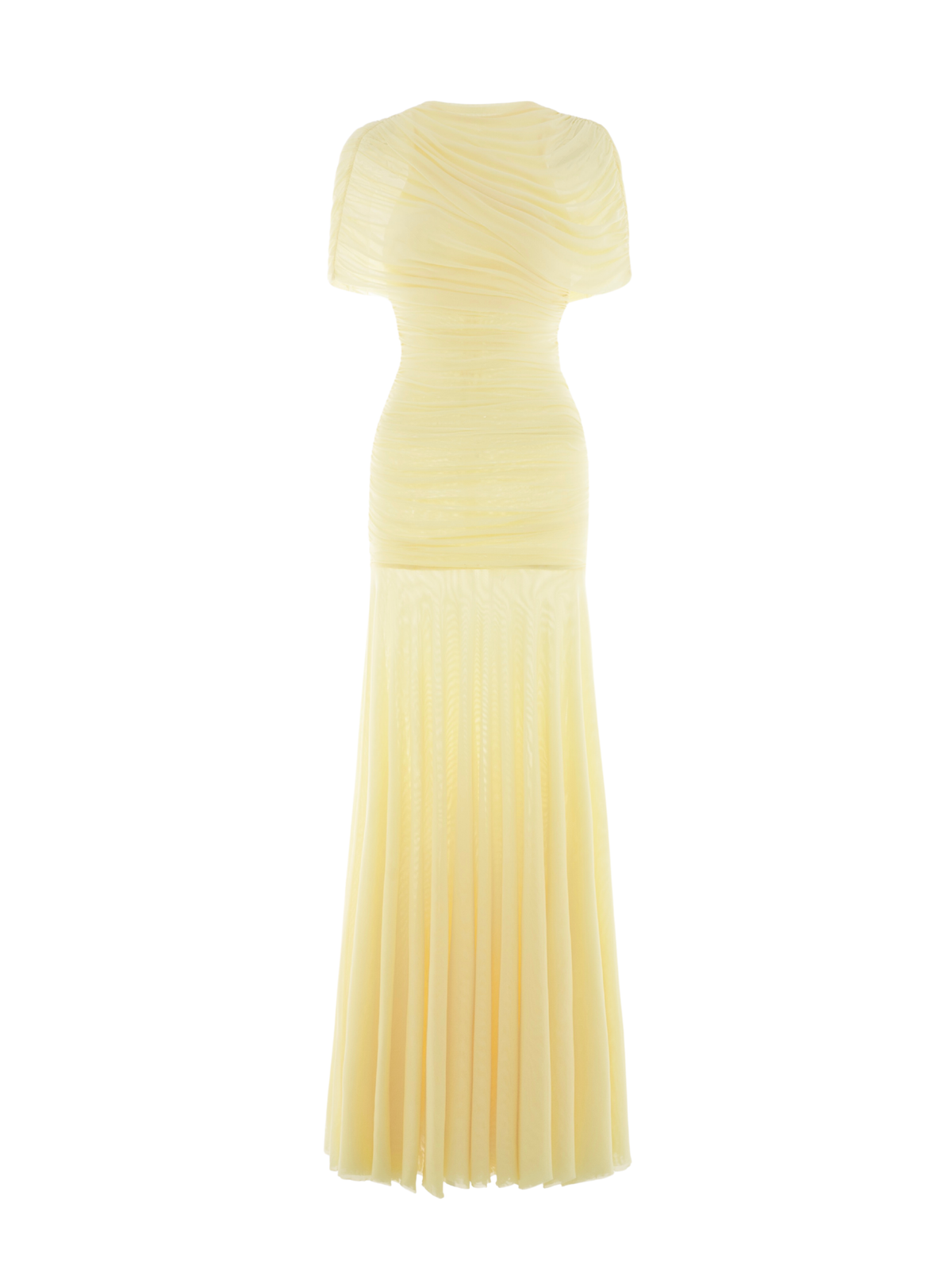 One-Shoulder Ruched Gown by COCOSIN