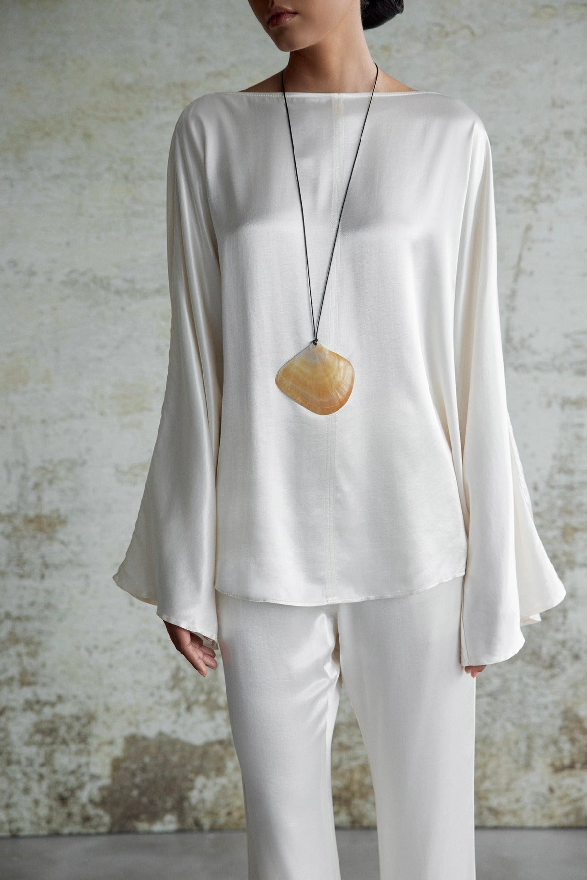 BÁCH Silk Blouse by HUONG Boutique