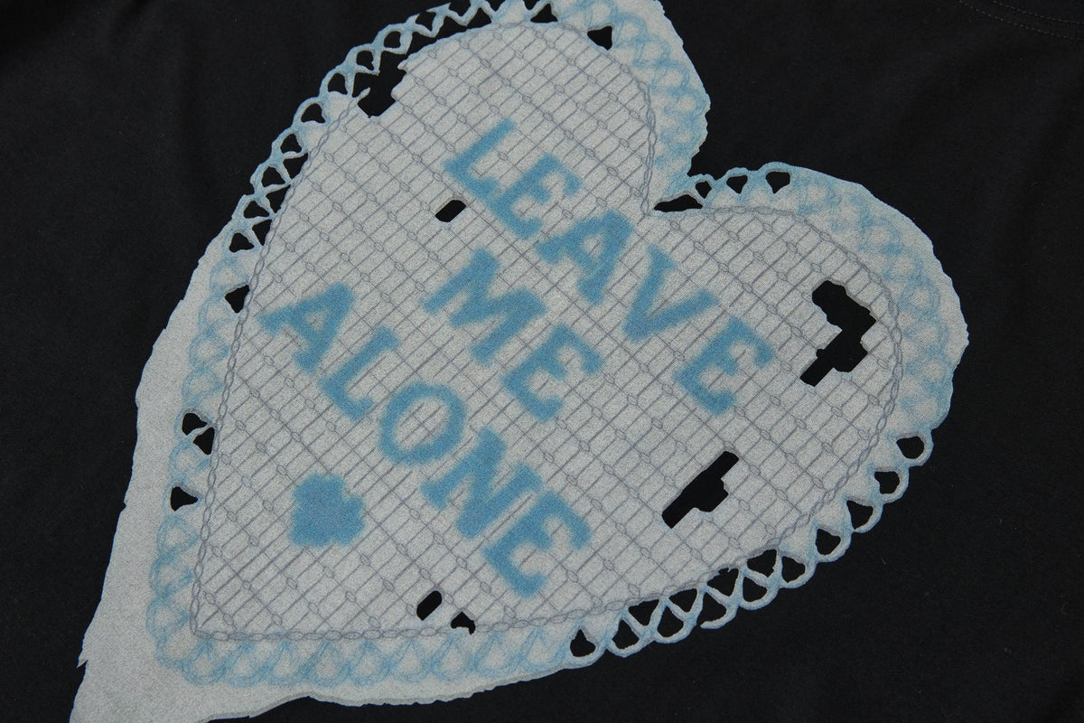 "Broken Pattern" Tee Black by Sultry Virgin