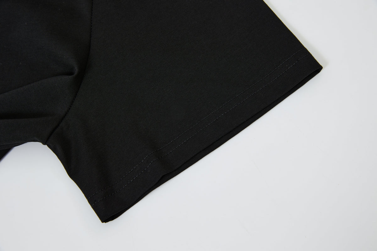 "Broken Pattern" Tee Black by Sultry Virgin