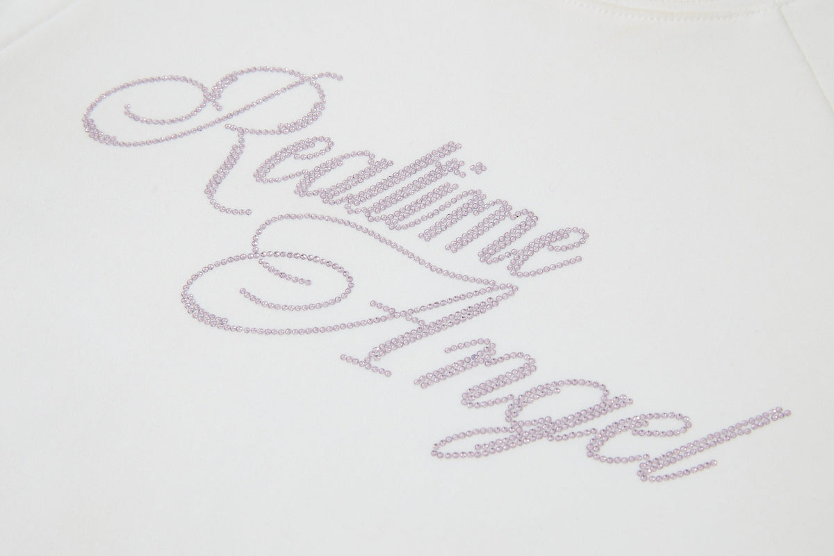 "Realtime Angel" Cuff Tee White by Sultry Virgin