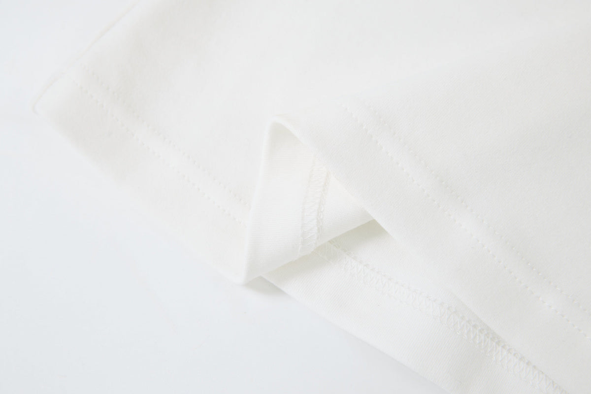 "Realtime Angel" Cuff Tee White by Sultry Virgin