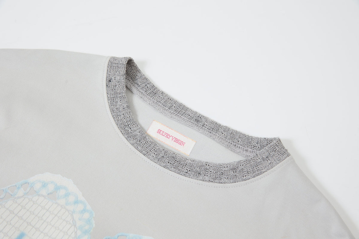 "Broken Pattern" Sweatshirt by Sultry Virgin