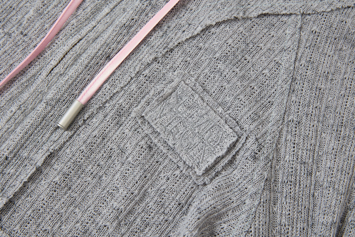 "Lenina" Zip Hoodie Gray by Sultry Virgin