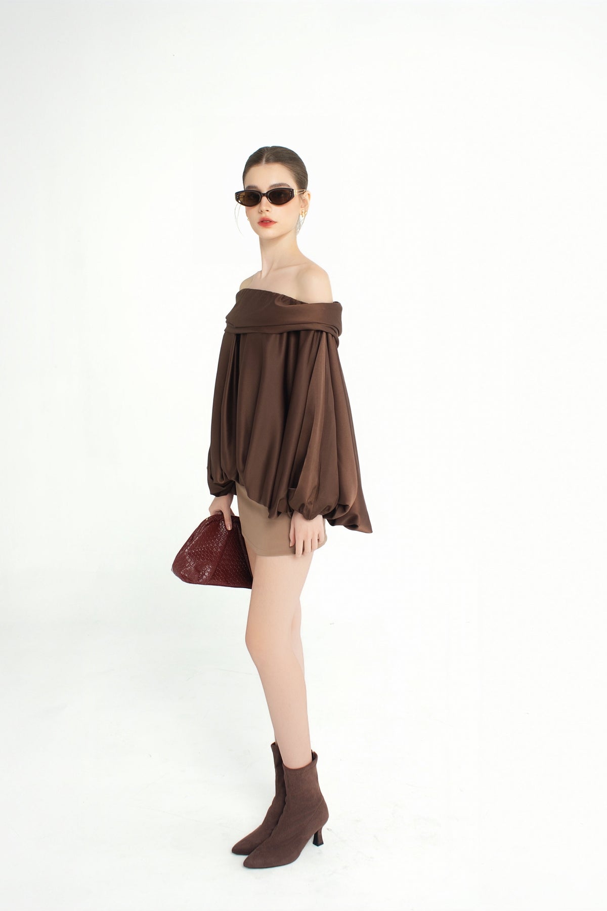 Satin Rush Set - Brown by Emchic