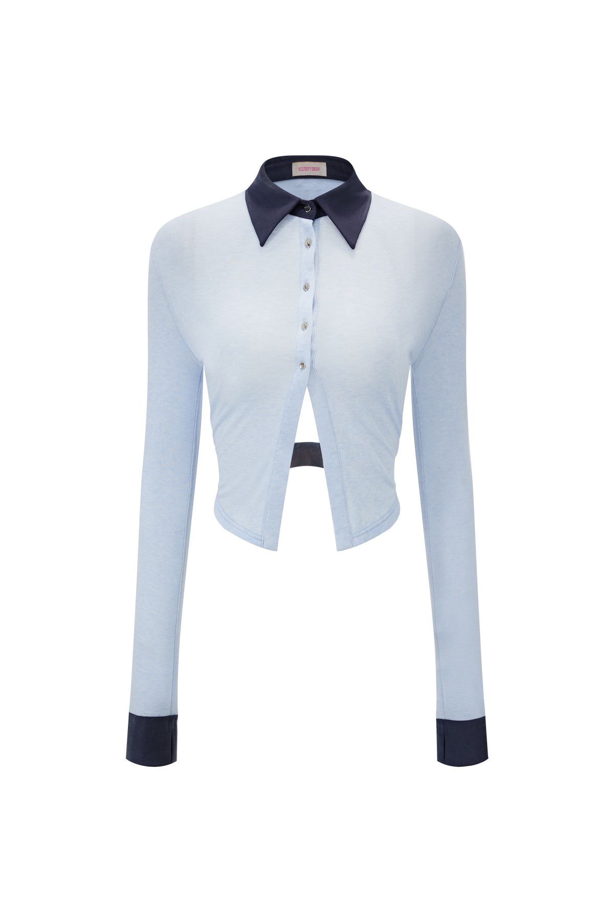 "Confession"Shirt Blue by Sultry Virgin