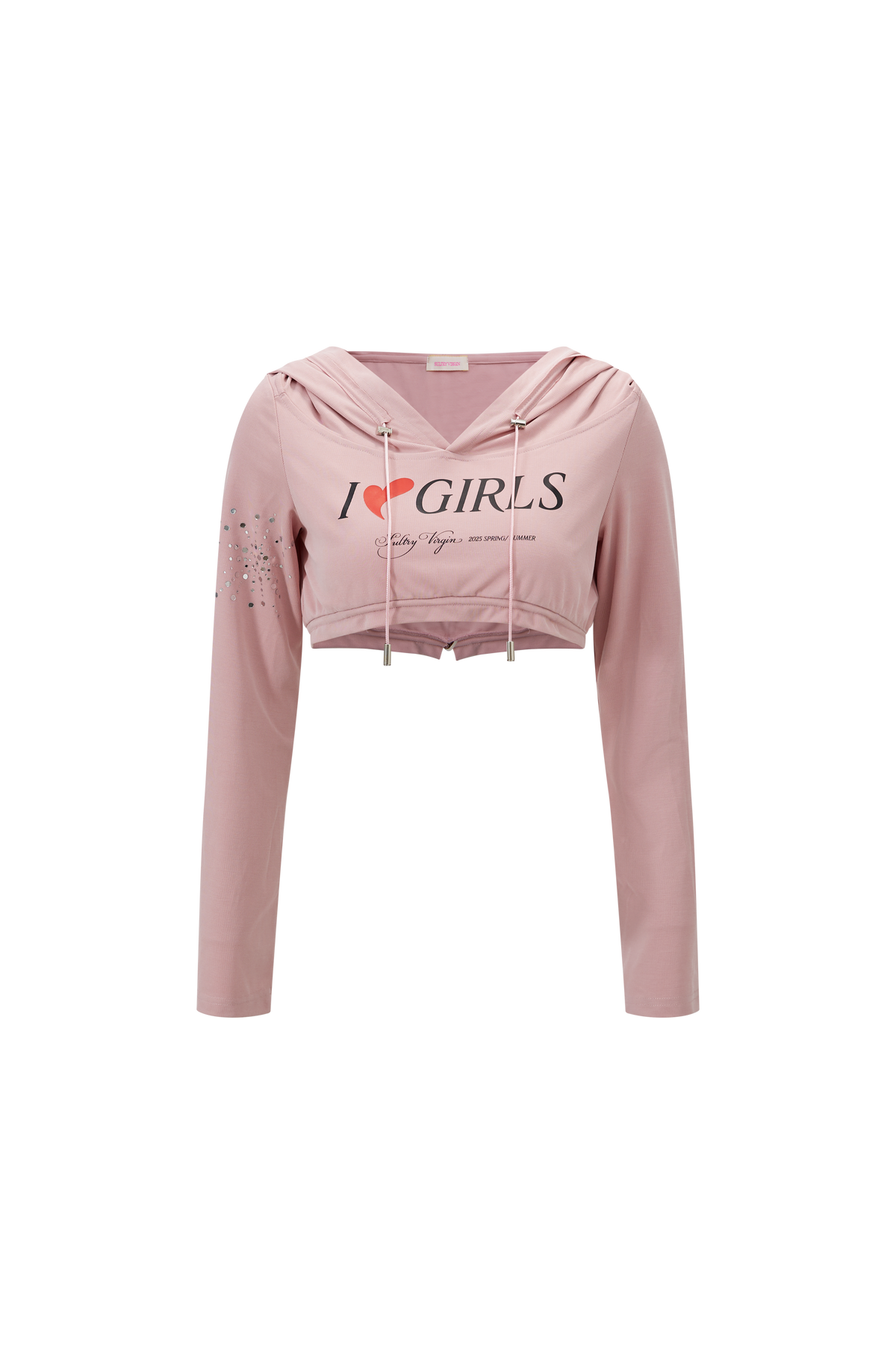 “Diffusion"Hoodie Pink by Sultry Virgin