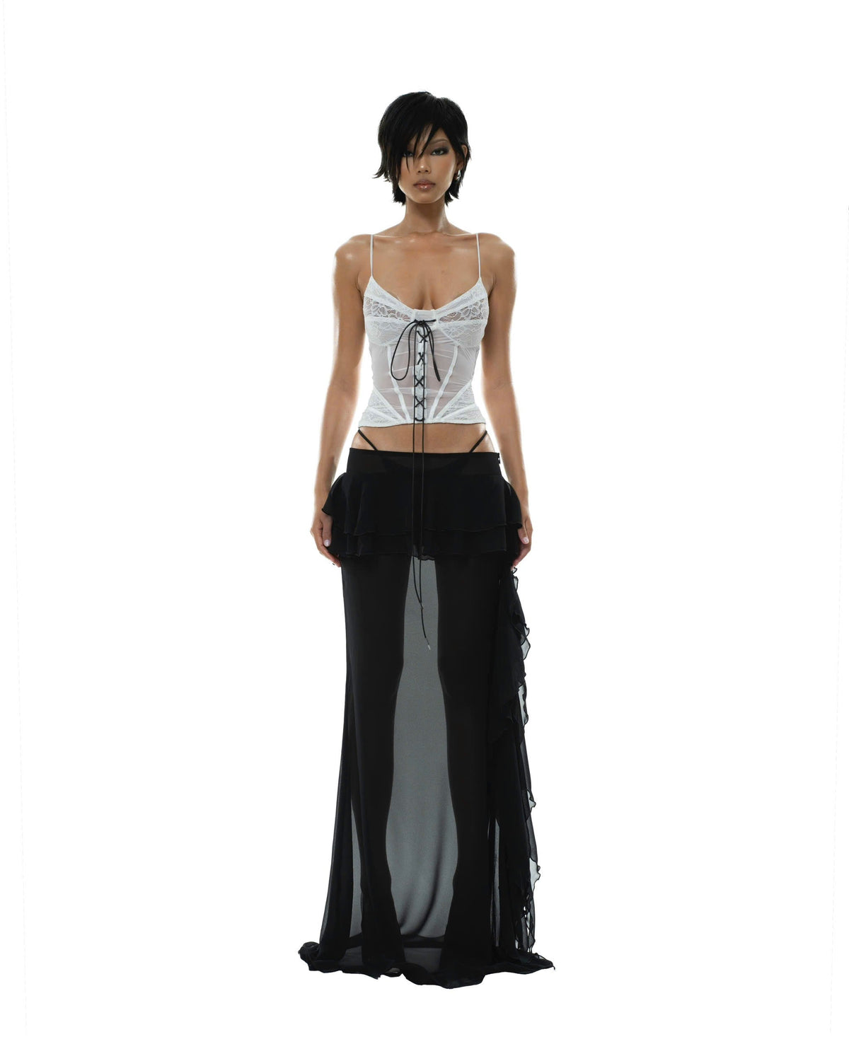 Mai Skirt - Black by Huelleyrose