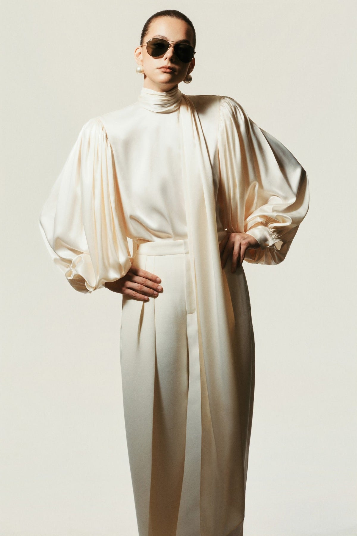 Iconic Silk Blouse by HUONG Boutique