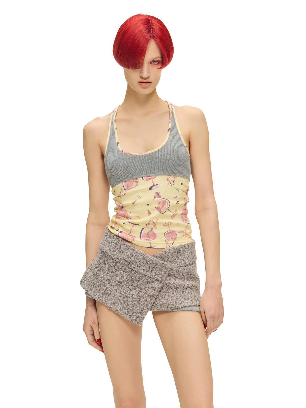 “Appetite”Tank Gray by Sultry Virgin