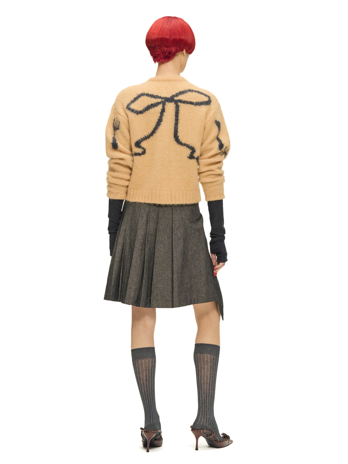 “Chef” Pleated Skirt by Sultry Virgin