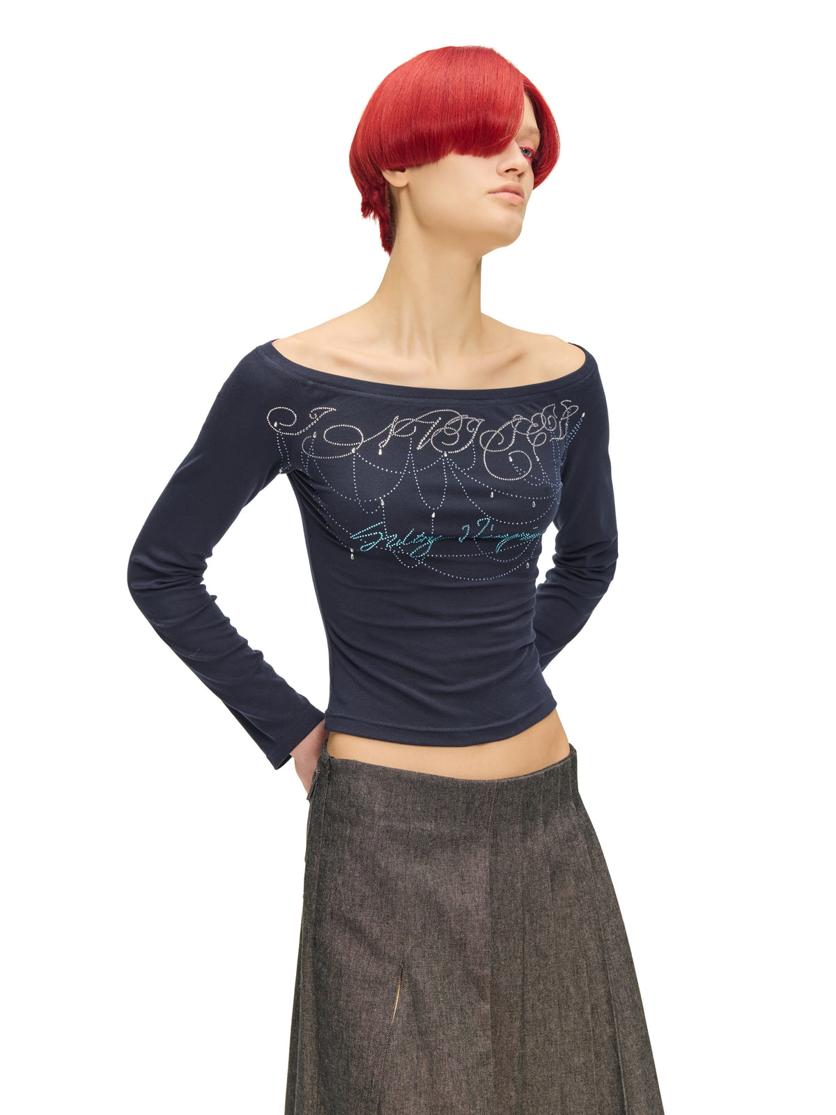 "Chandelier" Navy by Sultry Virgin
