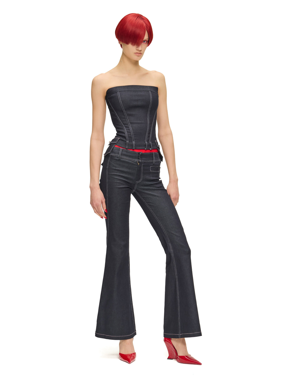 "Guest" Flared Denim by Sultry Virgin