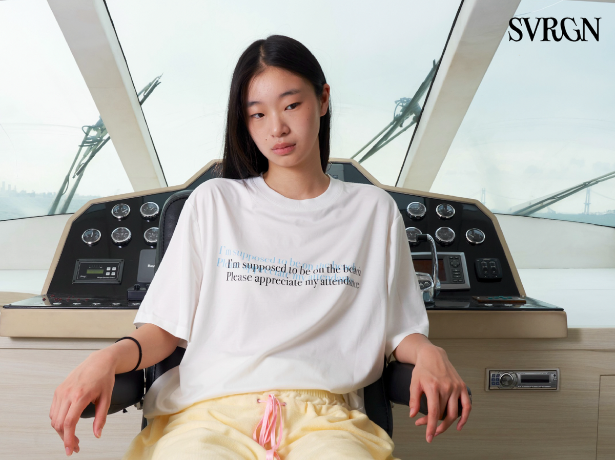 ”BEACH PLEASE“ Tee by Sultry Virgin