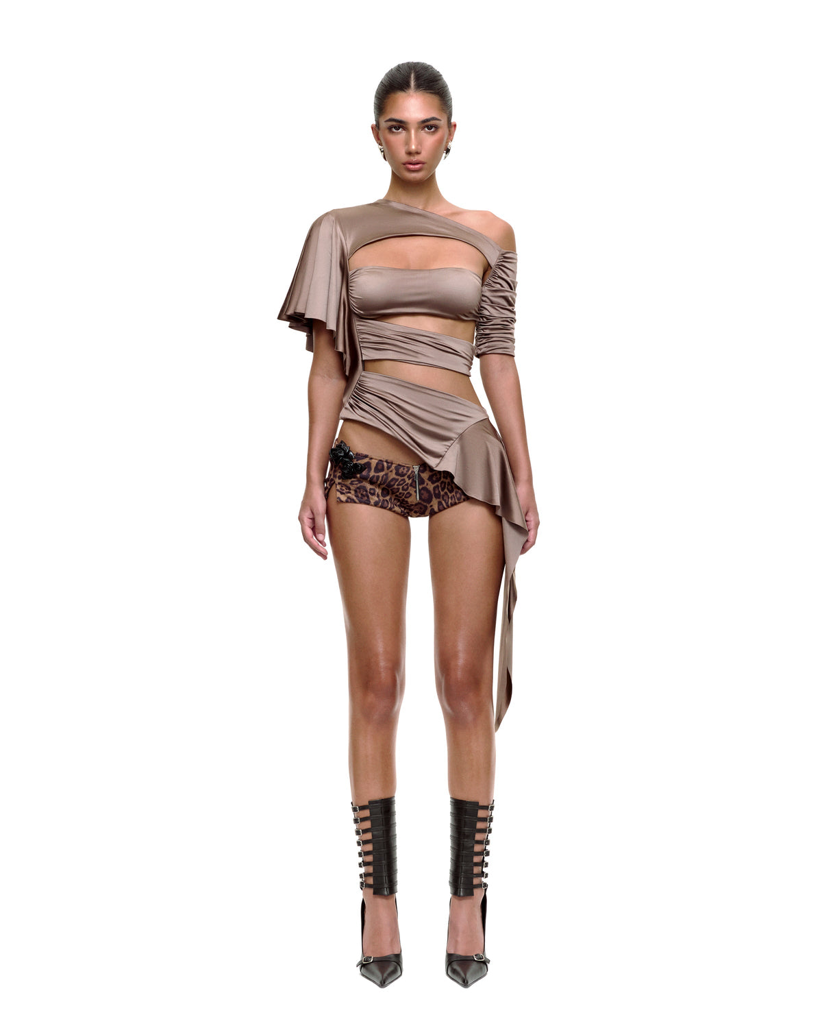 NADINE TOP (BROWN) by BUPBES