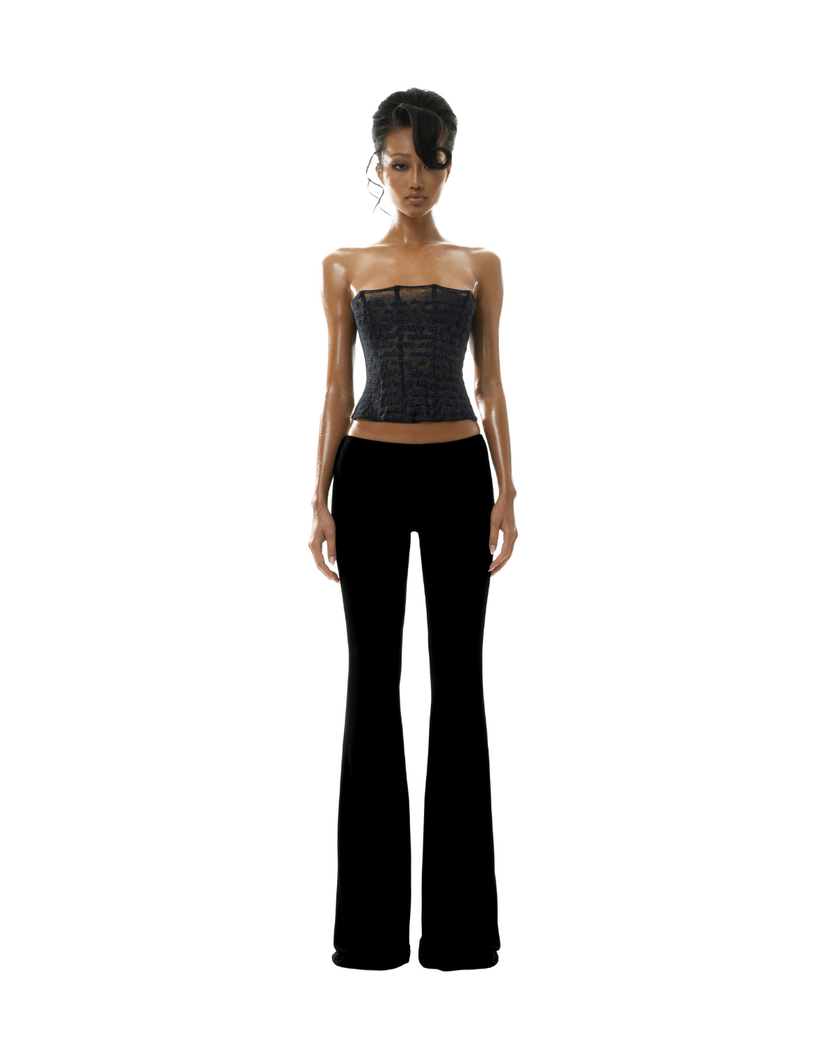 Poco Flare Pants - Black by Huelleyrose