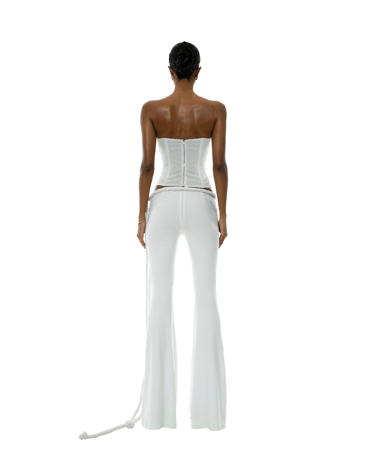 Poco Flare Pants - White by Huelleyrose