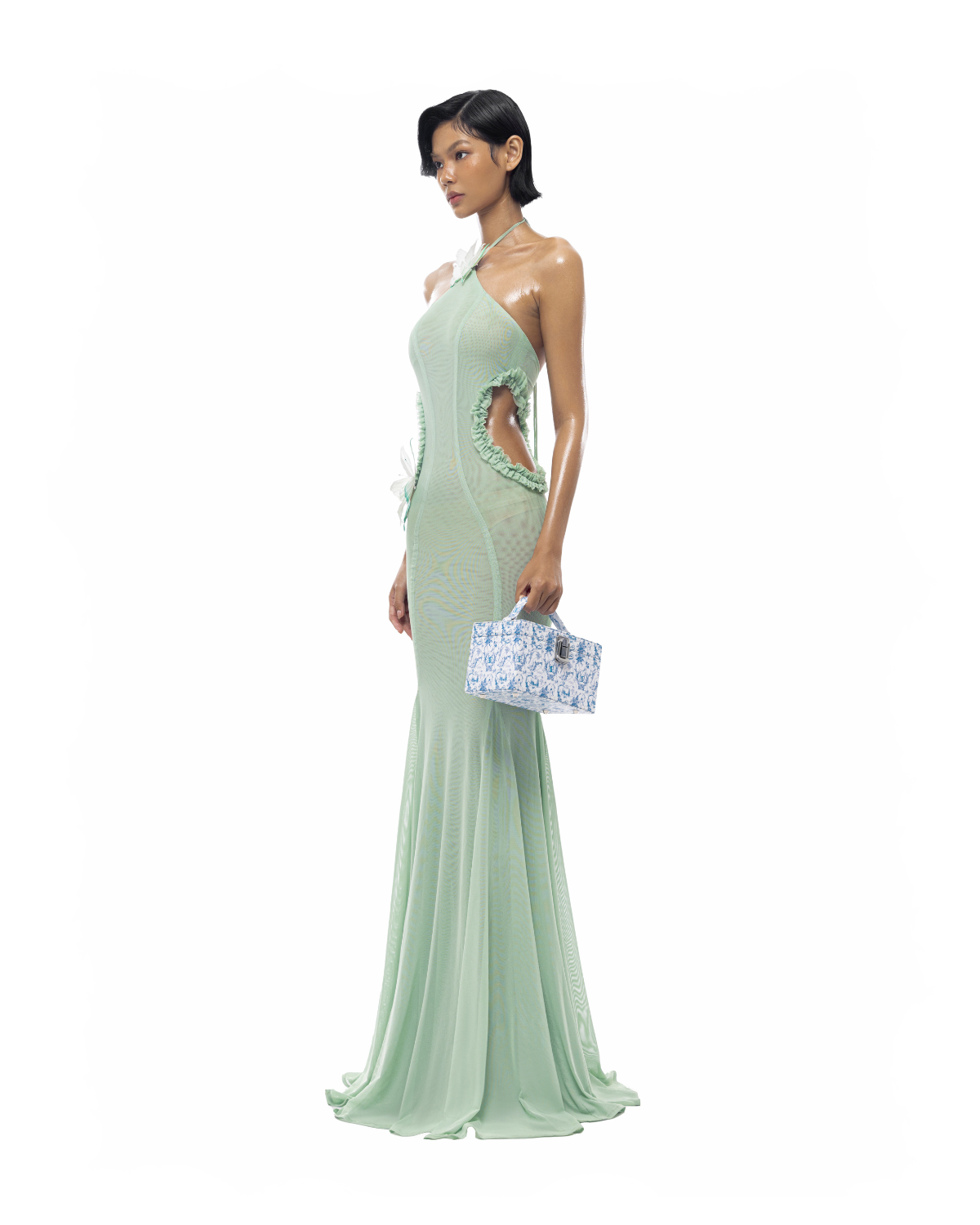 Darya Dress - Green by Huelleyrose
