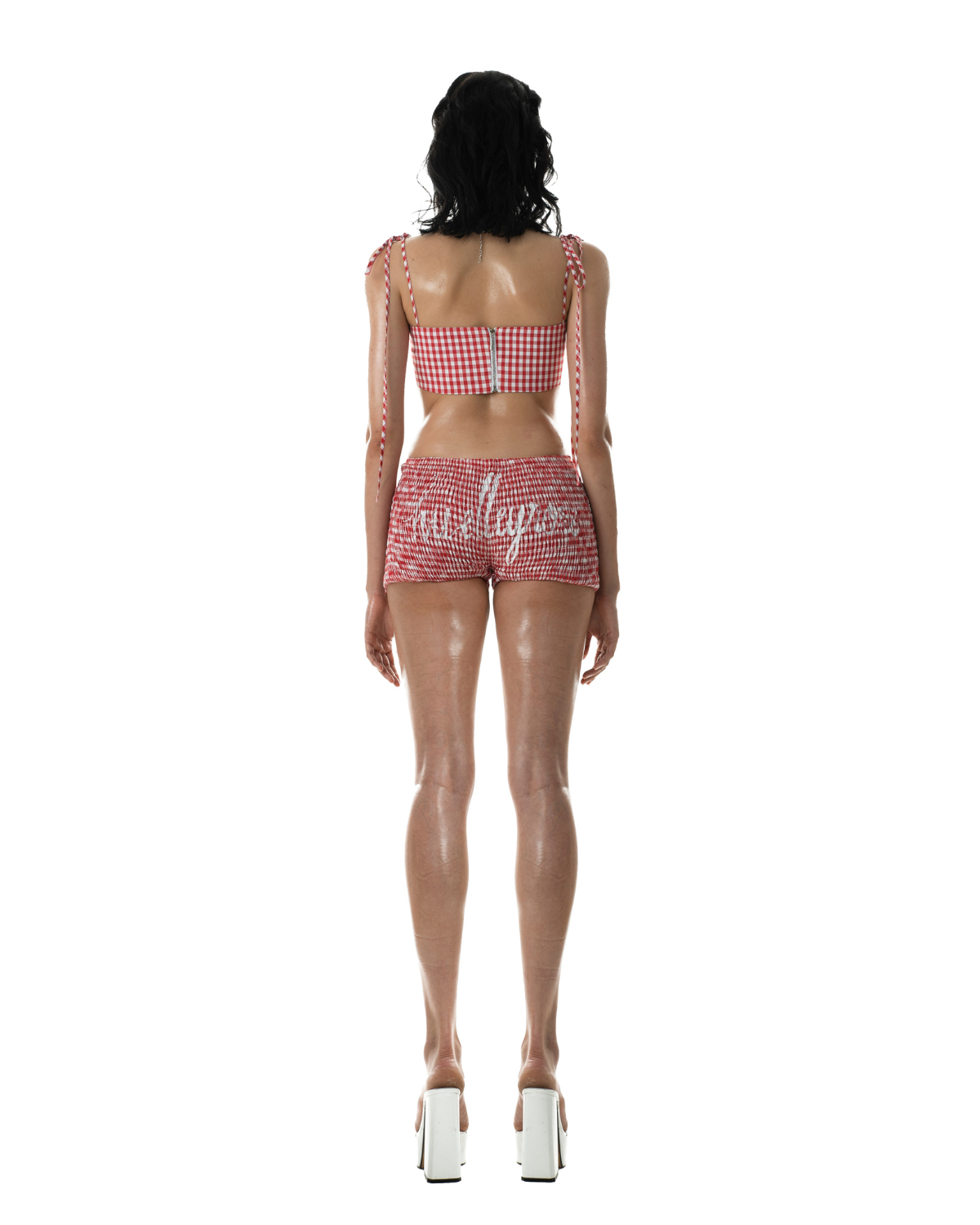 Bianca Shirred Shorts by Huelleyrose