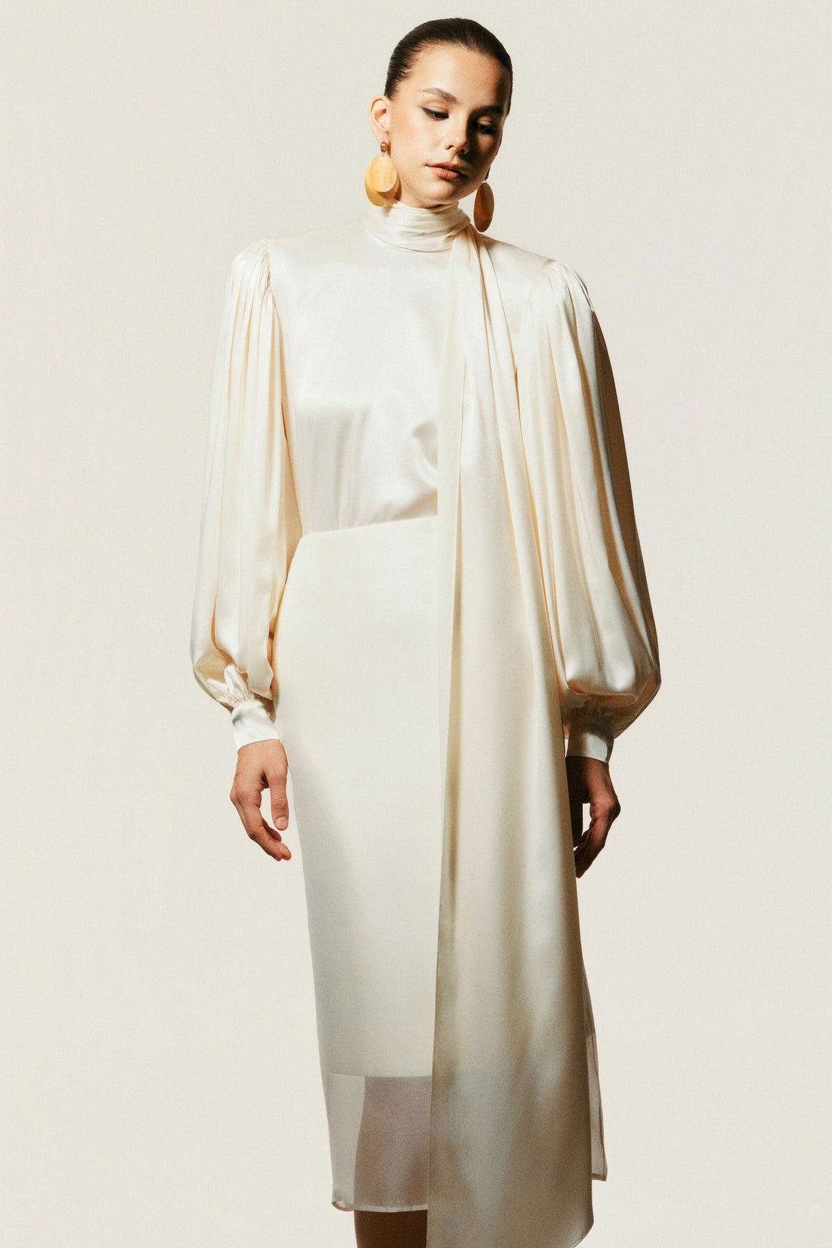 Iconic Silk Blouse by HUONG Boutique