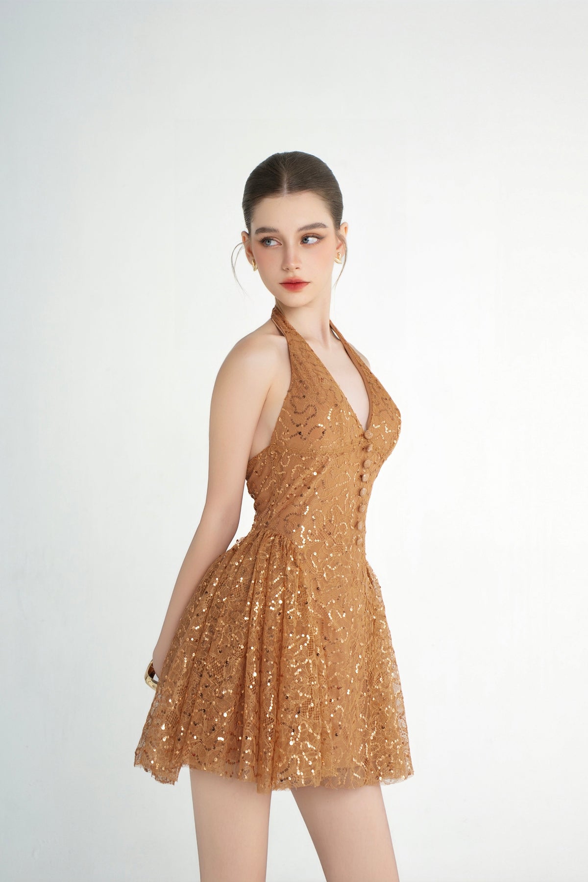 Glimmer Midnight Dress by Emchic