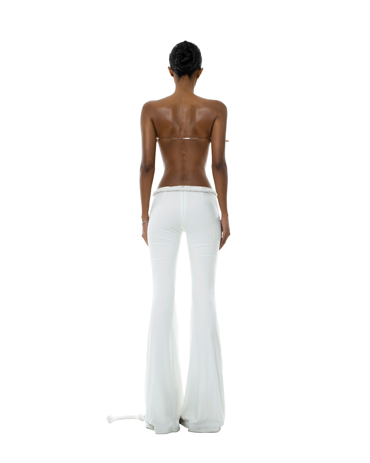 Poco Flare Pants - White by Huelleyrose