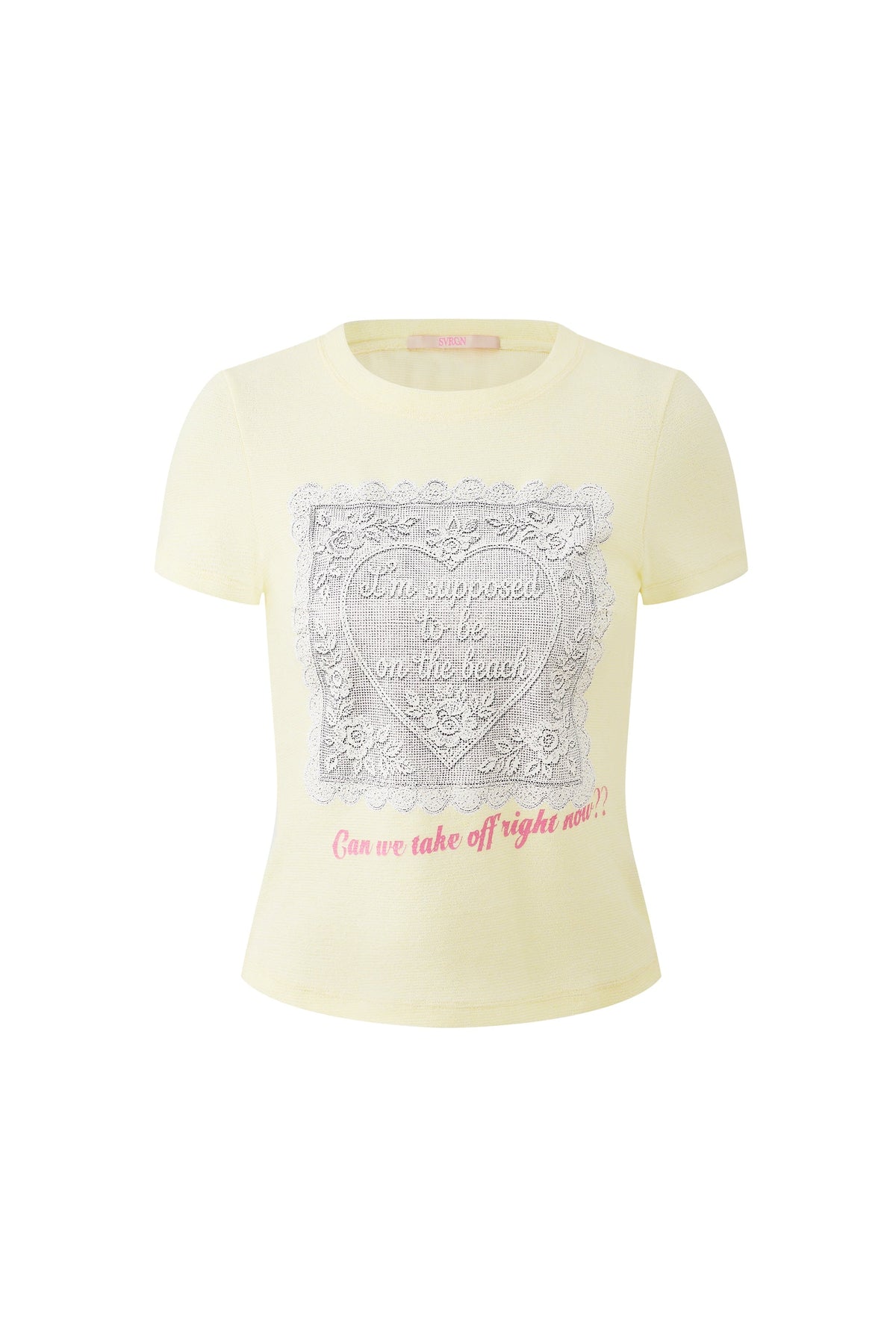 "BEACH PLEASE" Terry Tee by Sultry Virgin