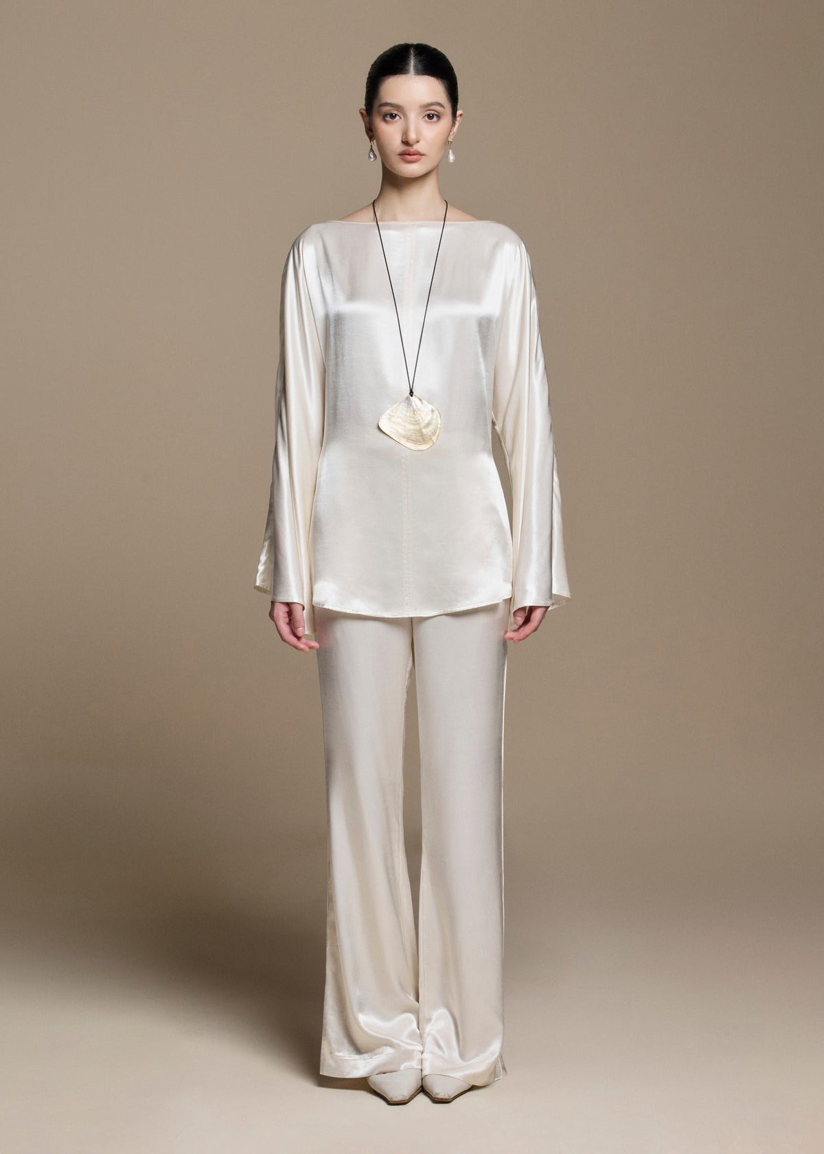 BÁCH Silk Blouse by HUONG Boutique