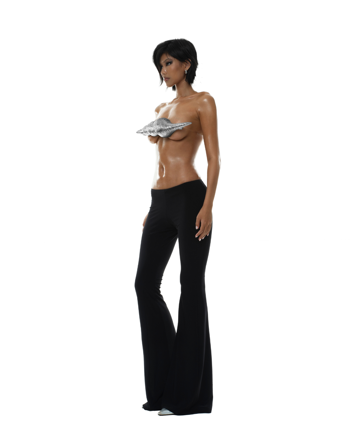 Poco Flare Pants - Black by Huelleyrose