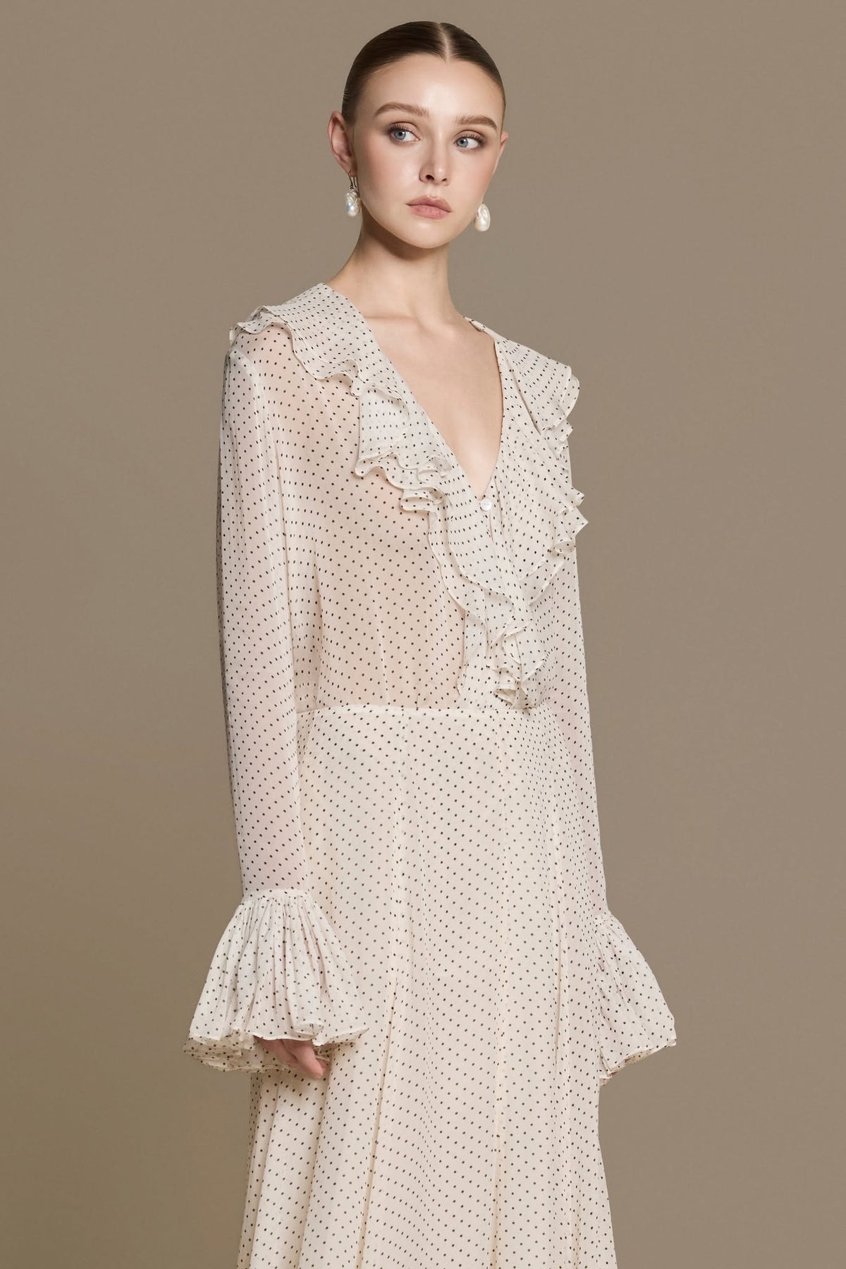 Nomad Ruffle Blouse by HUONG Boutique