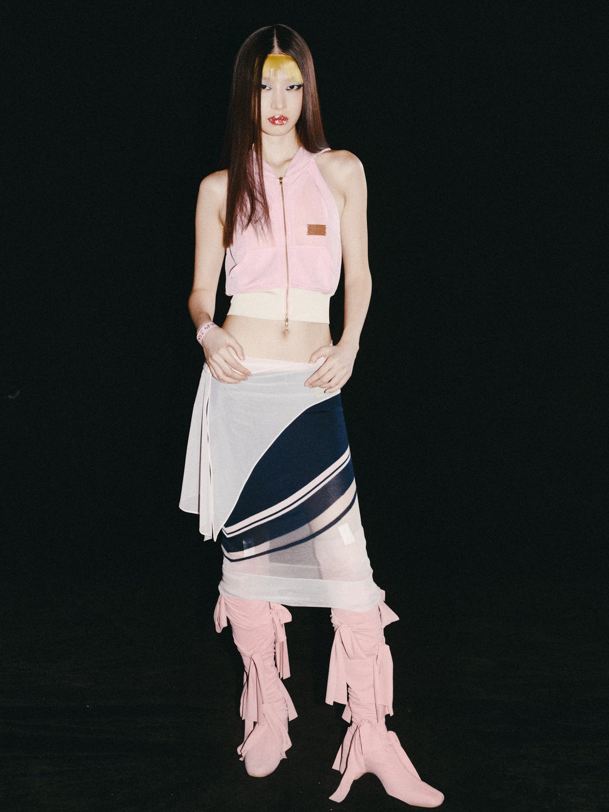 “I LOVE GIRLS" Knit Skirt by Sultry Virgin