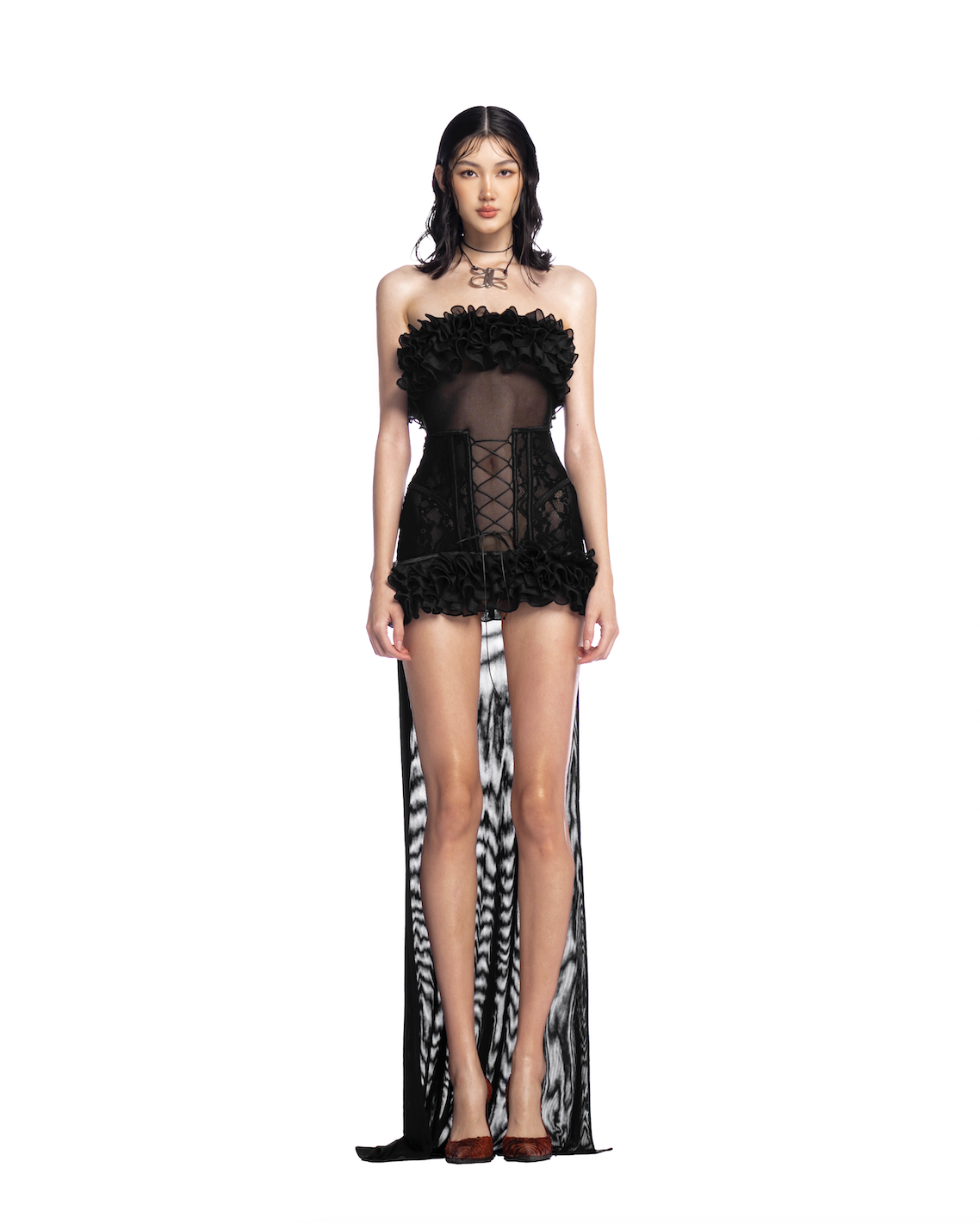 BELINDA DRESS - BLACK by Huelleyrose