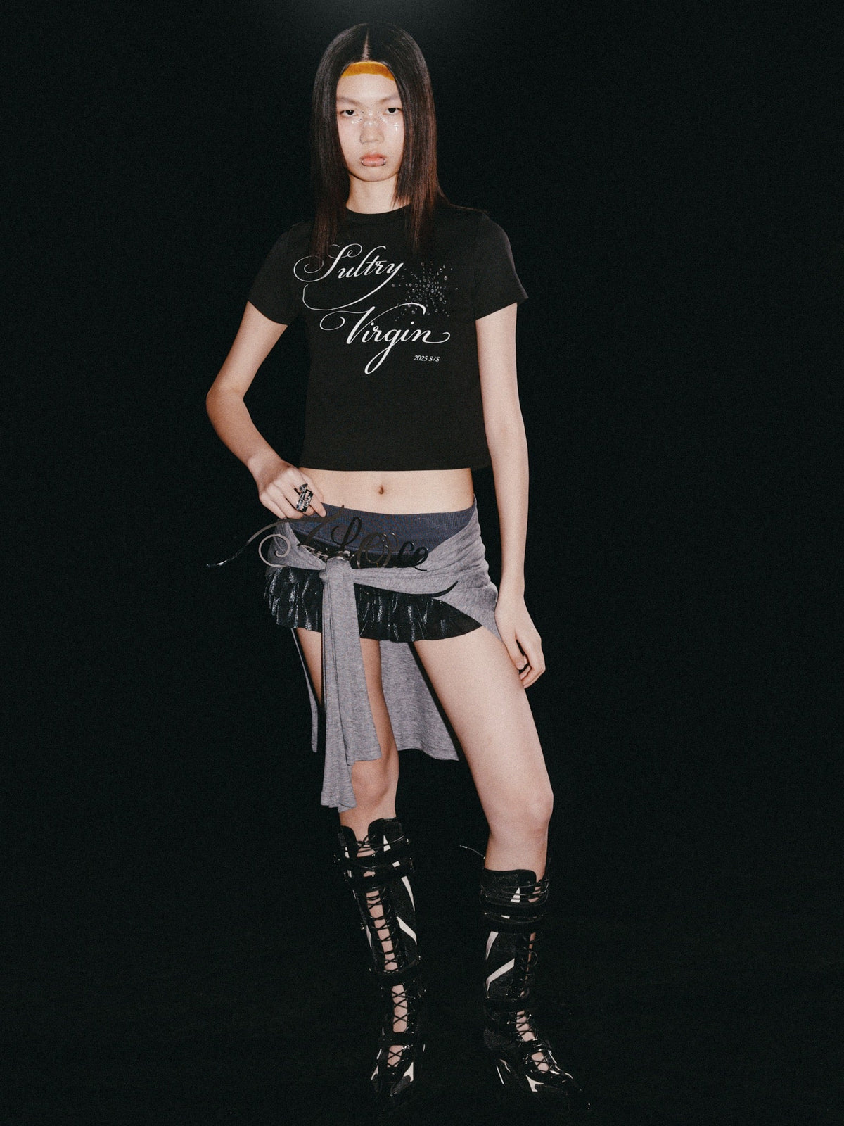 “Seasonal”T-Shirt Black by Sultry Virgin