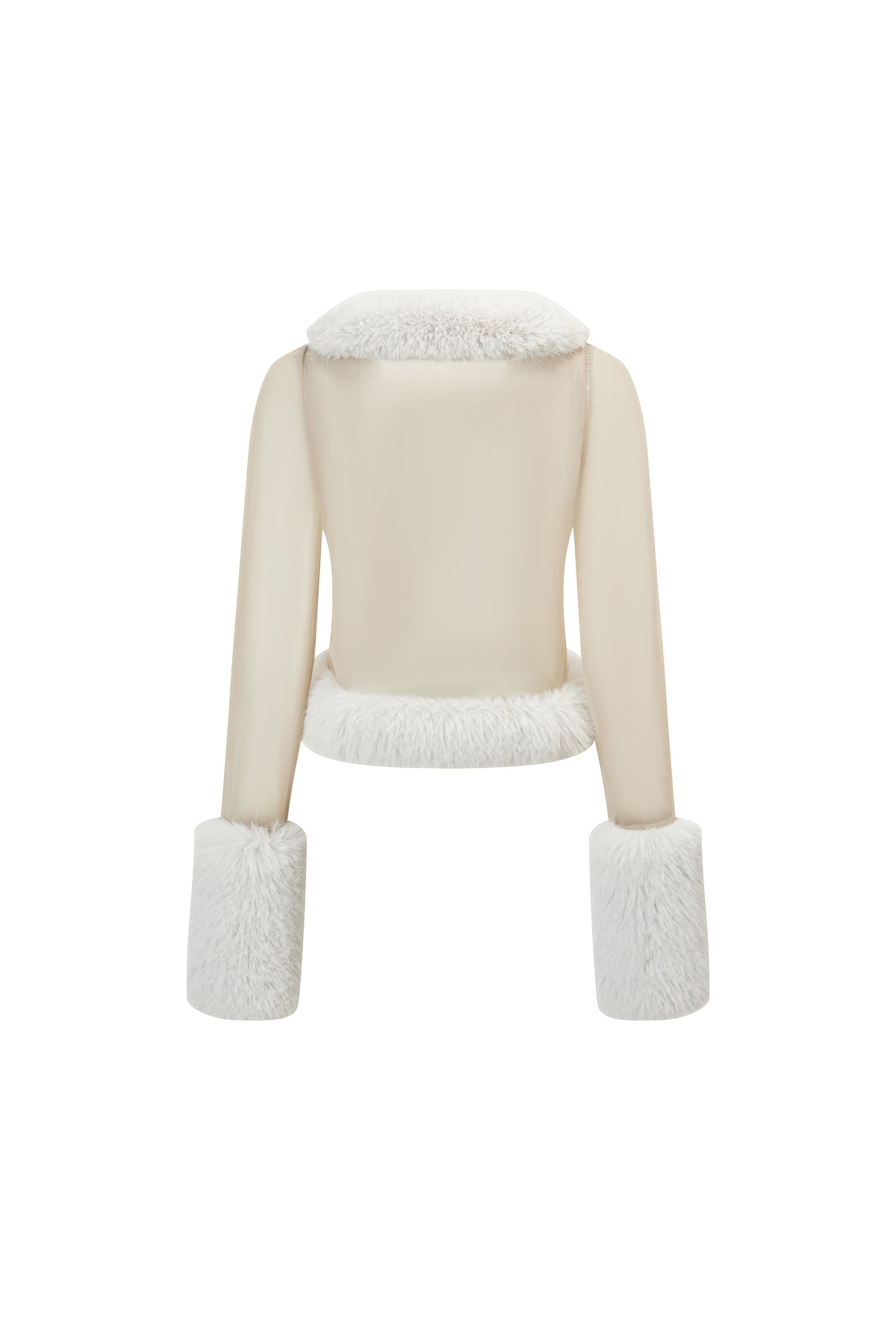 Fur Strap Cardigan by Sultry Virgin