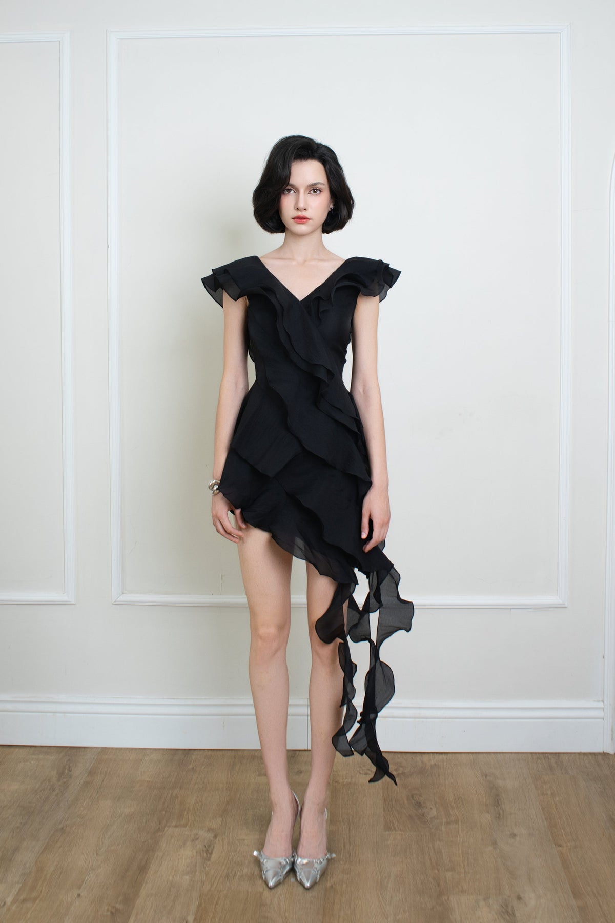 Florette Dress - Black by Emchic