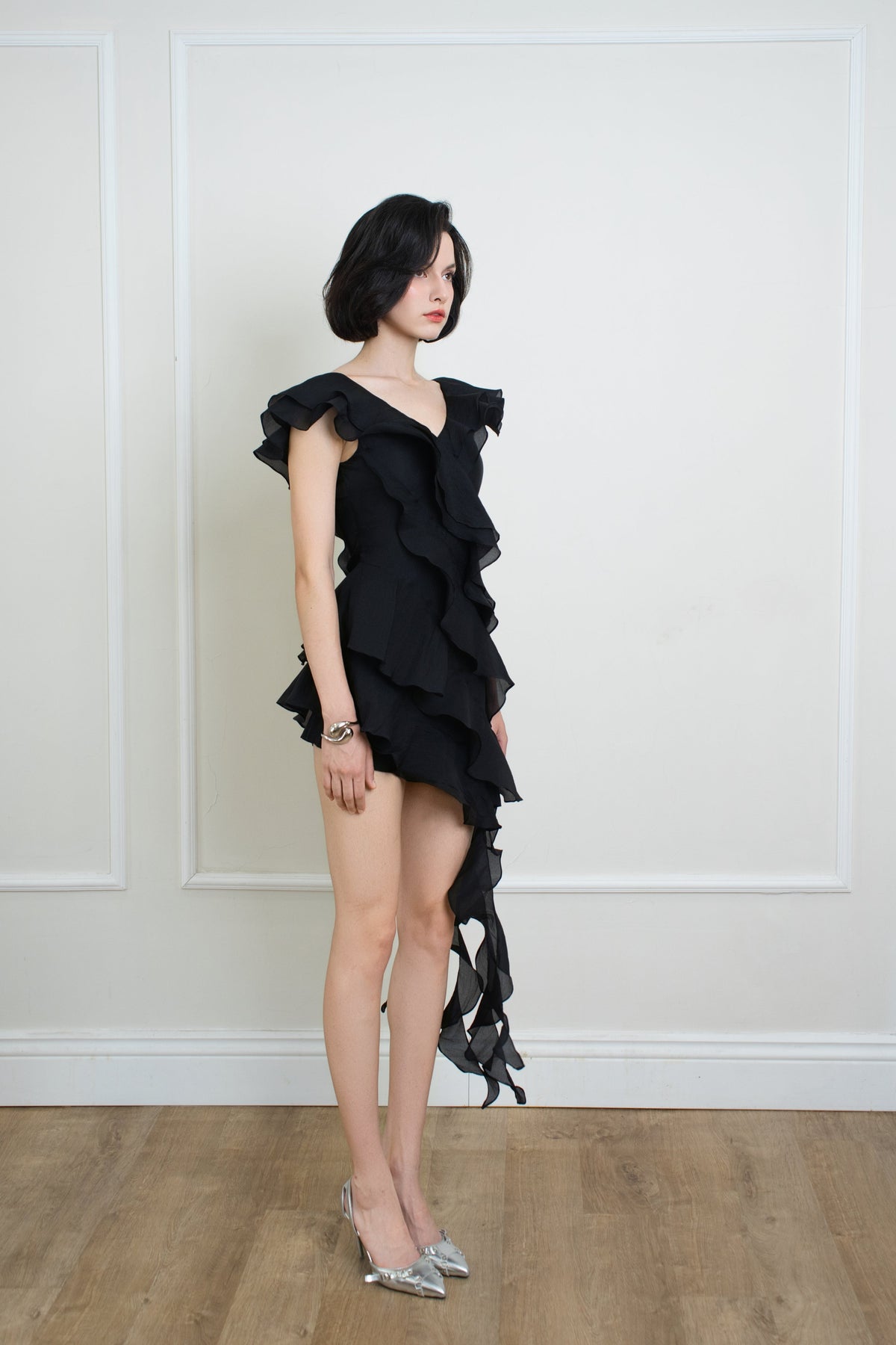 Florette Dress - Black by Emchic