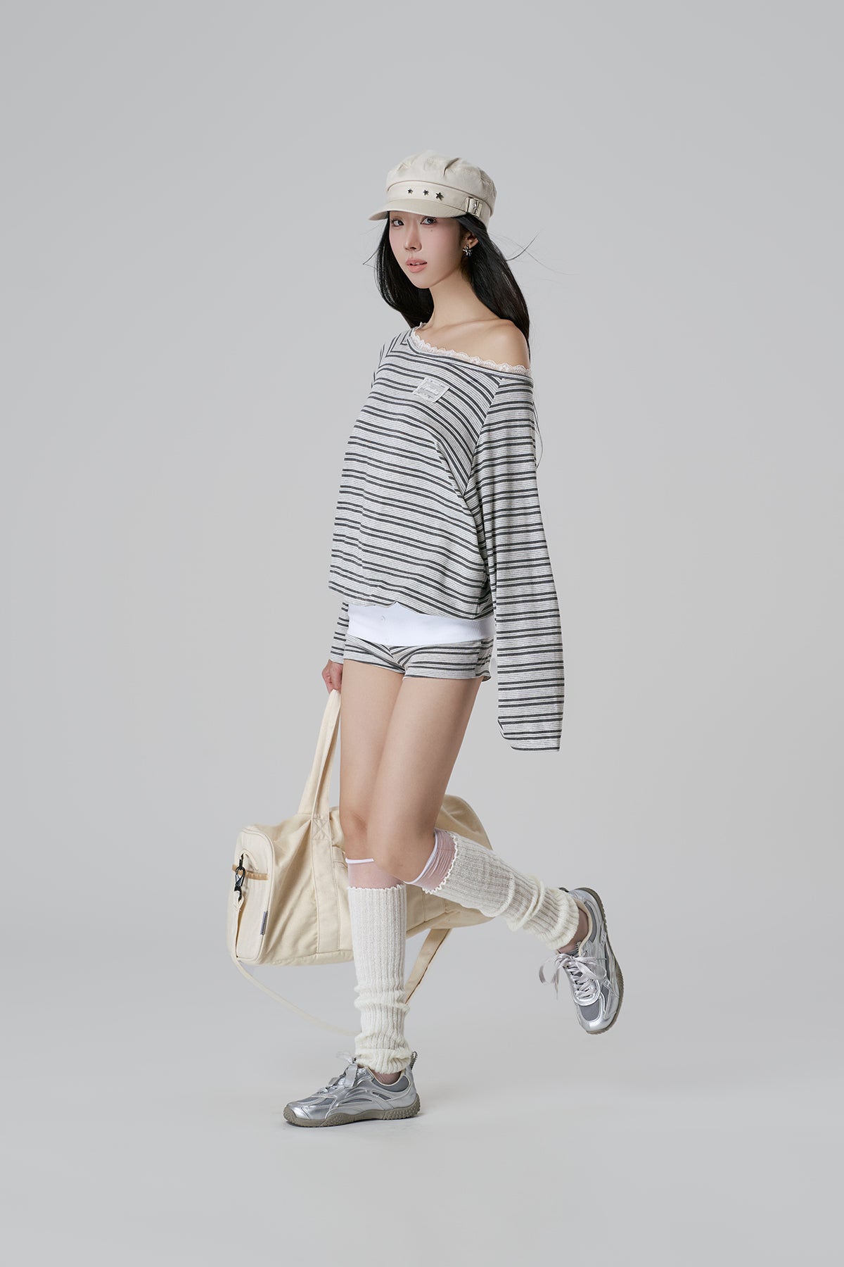 Zoe Set (Grey) by Narcotics