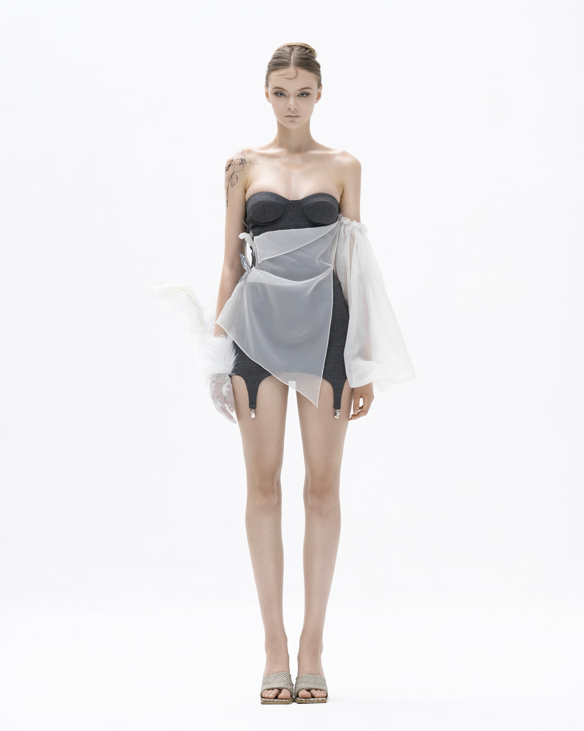 NYSA DRESS WITH NYSA BUTTERFLY PINS by Huelleyrose