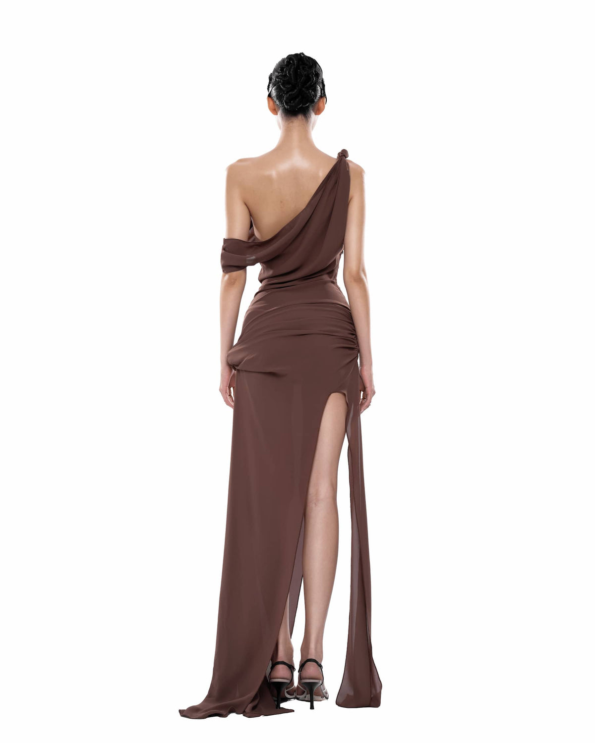 Natalie Dress - Brown by Huelleyrose