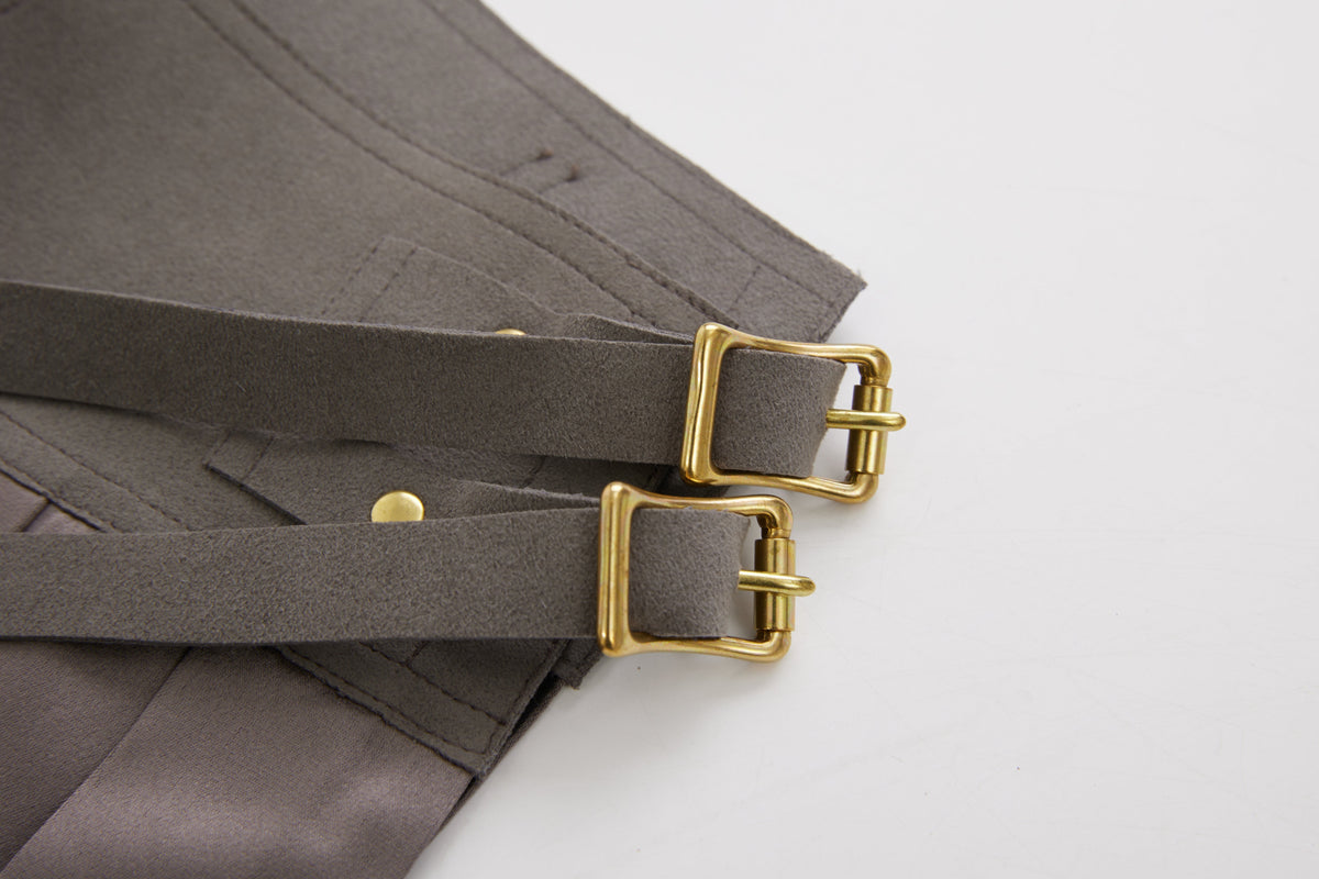 “Buckle Cincher” Grey by Sultry Virgin