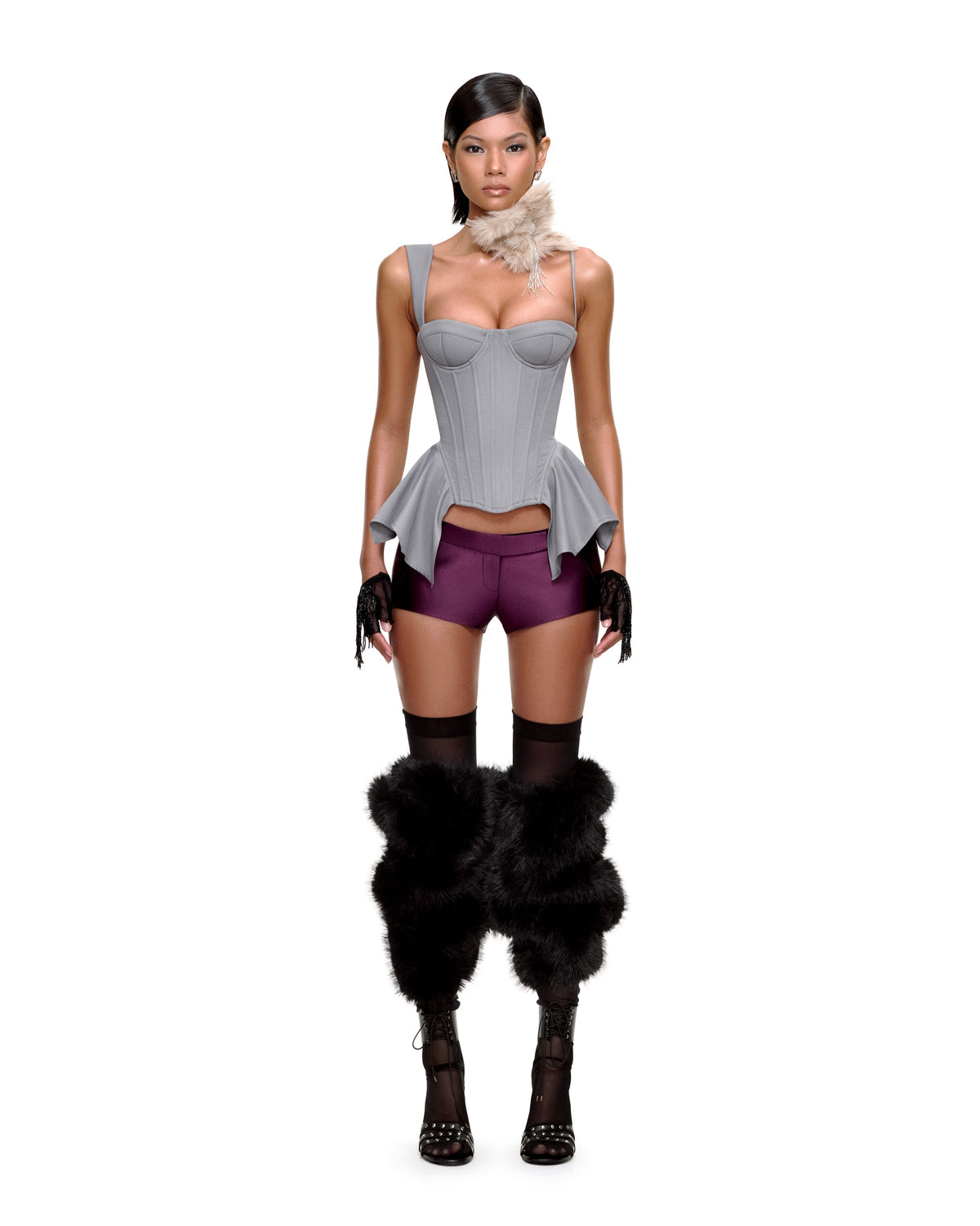 ESTELLE CORSET (GREY) by BUPBES