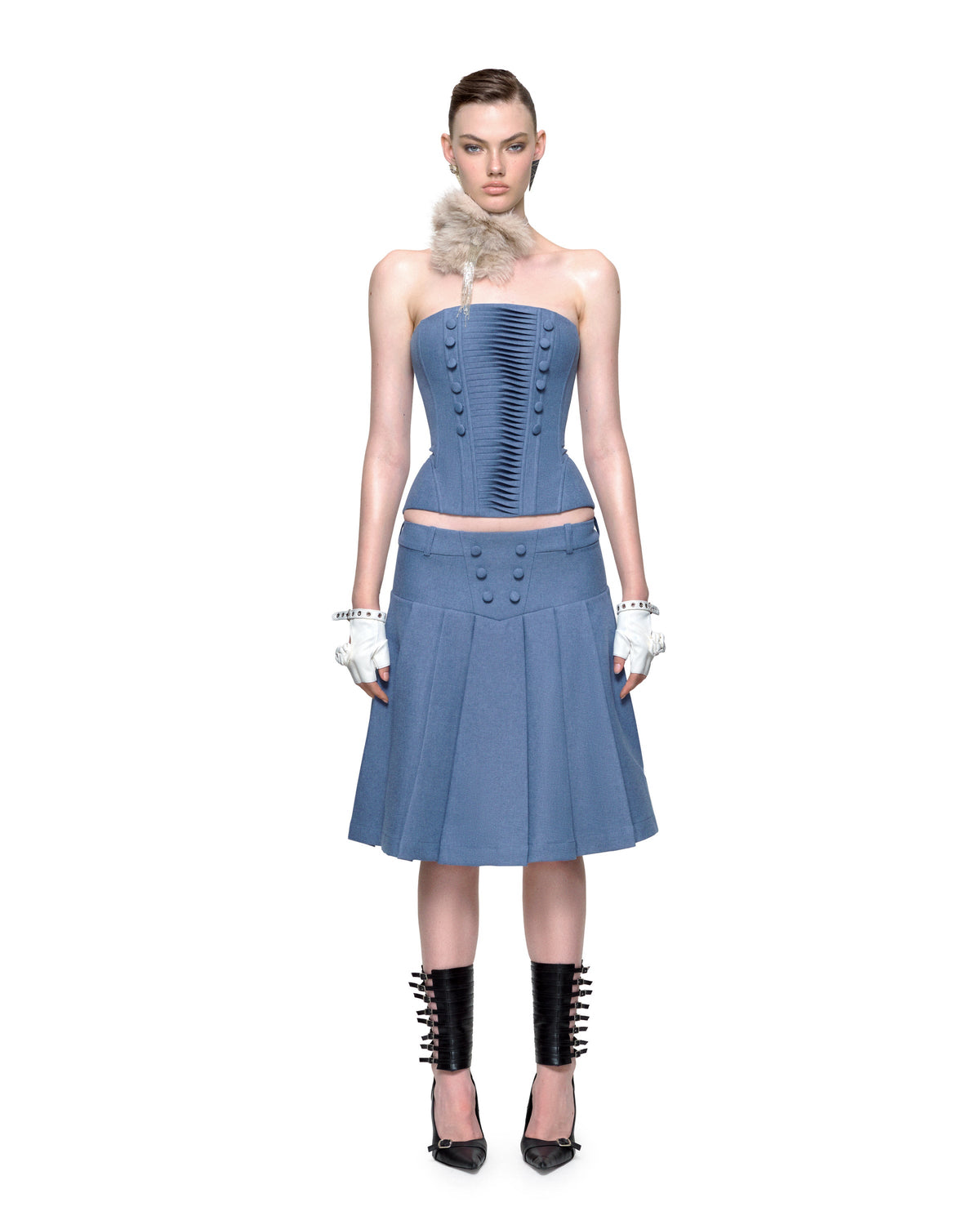 EUGENE MIDI SKIRT by BUPBES
