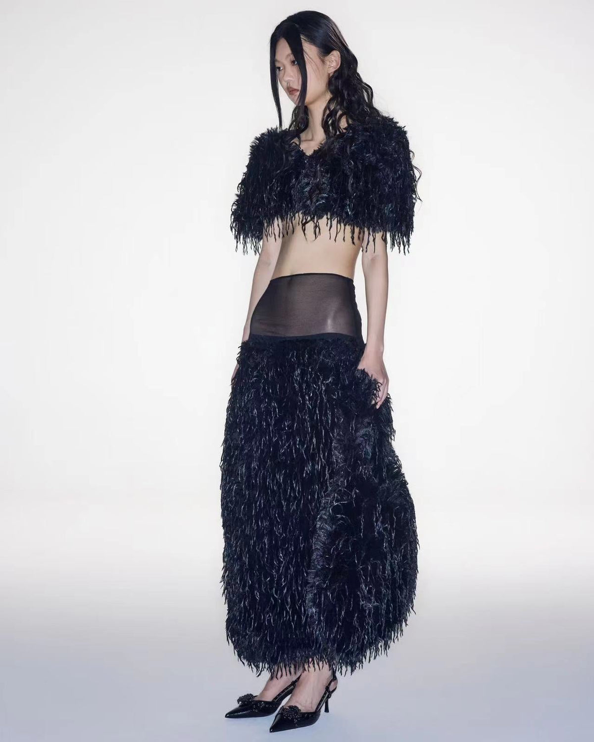 "Way Down" Skirt by Sultry Virgin
