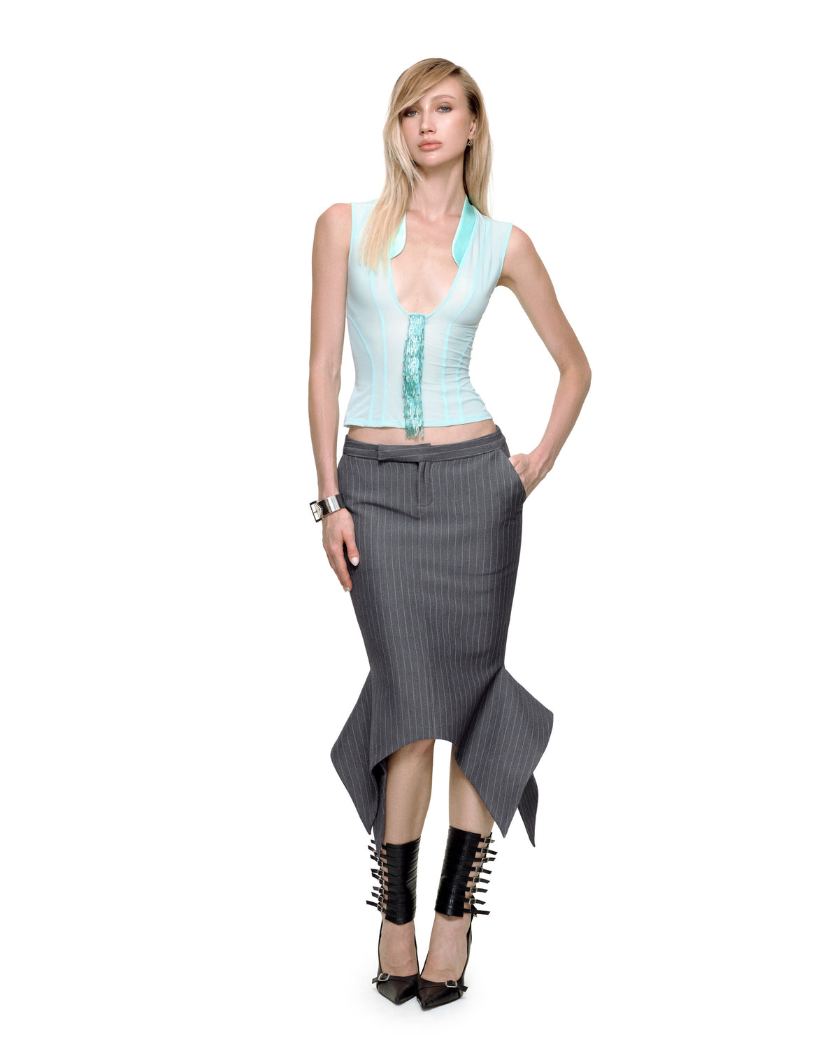 KENNEDY MIDI SKIRT by BUPBES